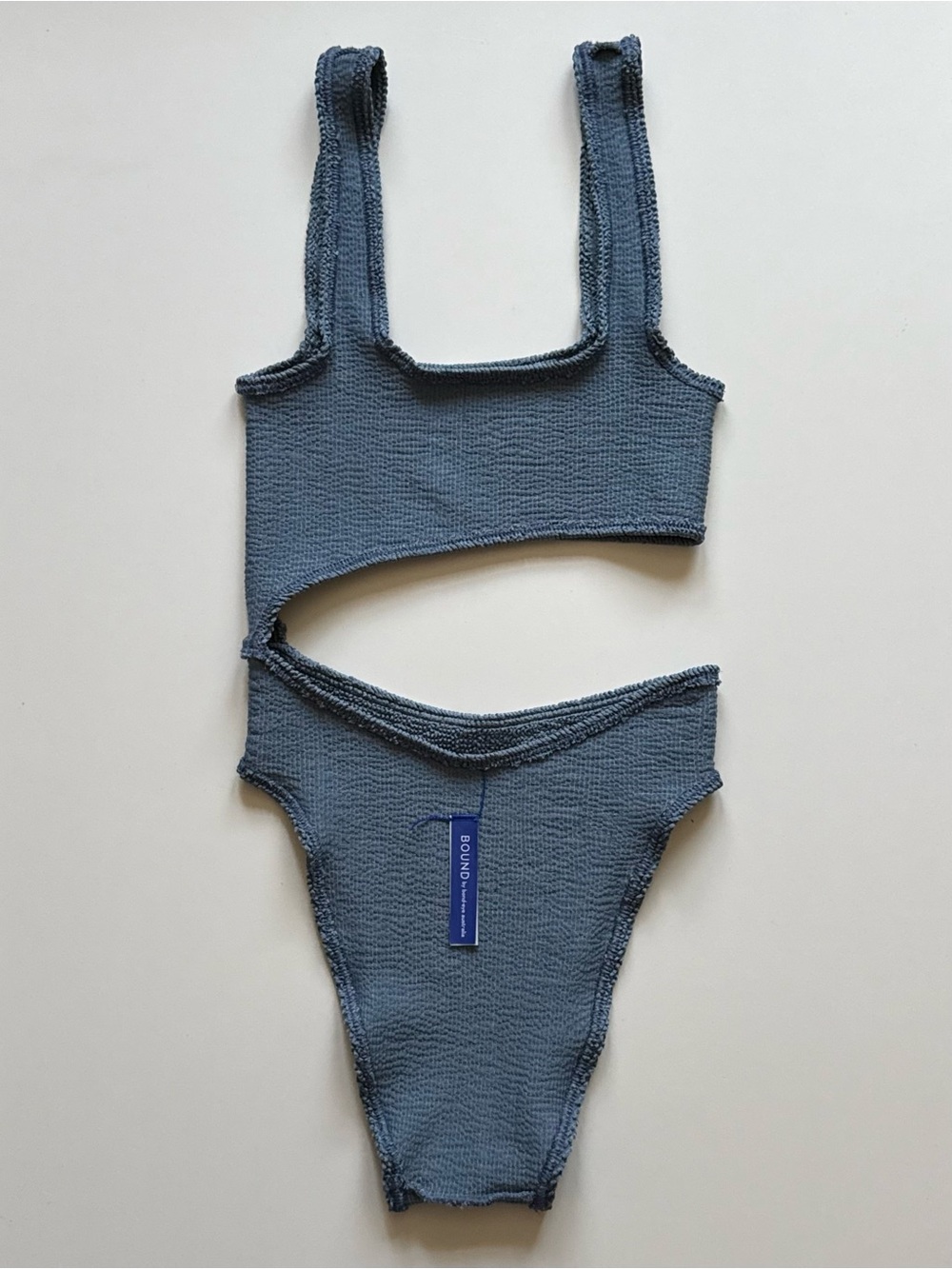 BOUND by Bond-Eye The Maya One Piece Swimsuit, Slate Grey - Size O/S - Picture 14 of 16